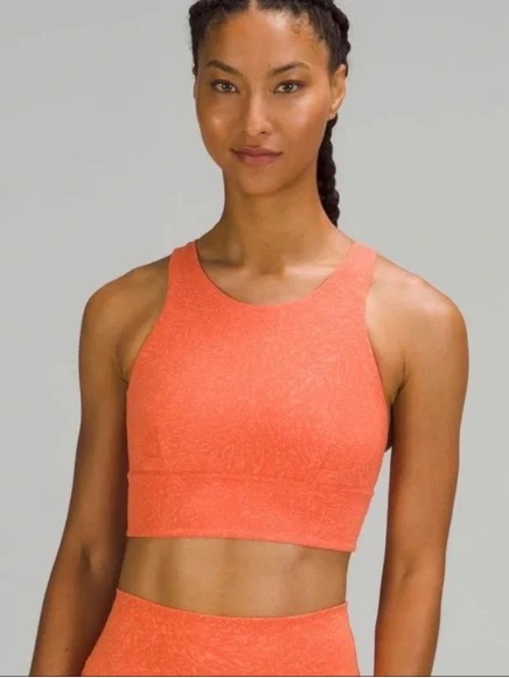 Lululemon high neck longline sports bra